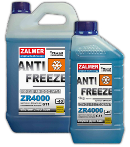Антифриз ZALMER  ZR4000 G11 (синий) универсальный до -40С