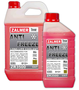 Антифриз ZALMER ZR3500 G12+ (красный) универсальный до -35С