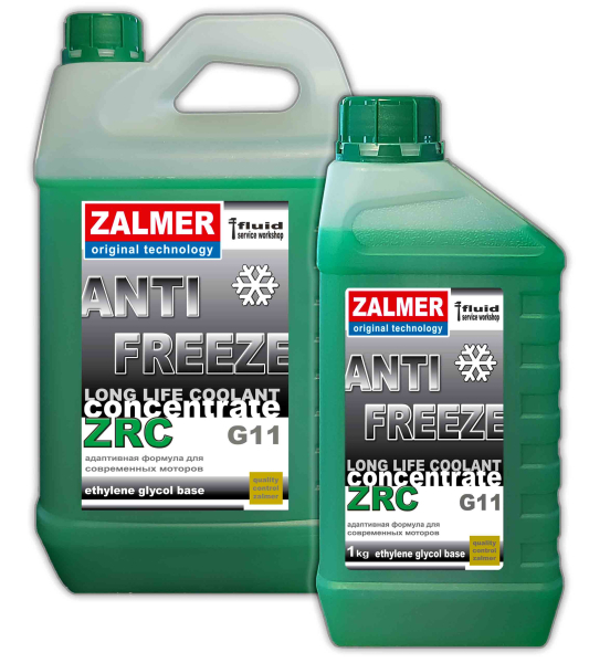 Антифриз ZRC CONCENTRATE G11 (зеленый) универсальный