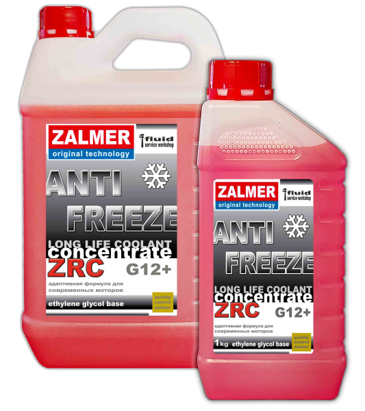 Антифриз ZRC CONCENTRATE G12+ (красный) универсальный